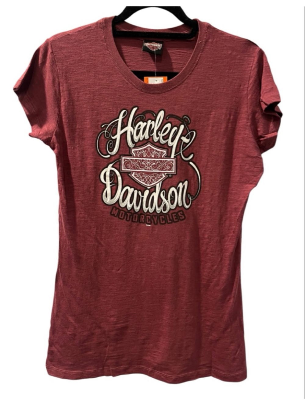 Harley Davidson NWT 2017 Mauve Graphic Short Sleeve T-Shirt Size 2XL Space Dye